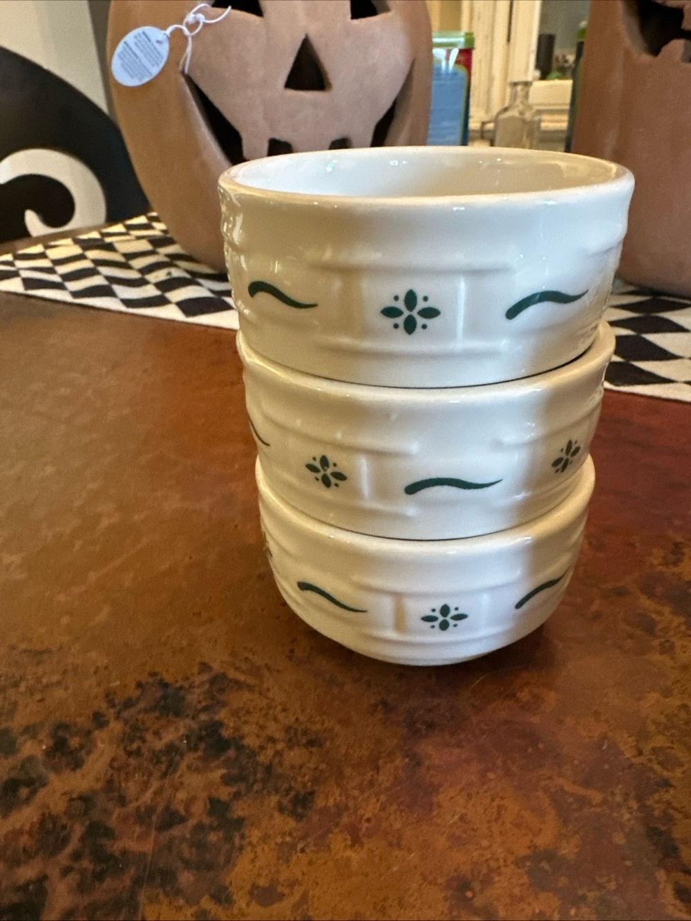 Longaberger Set of 6 Ramekin Bowls - Picture 2 of 11